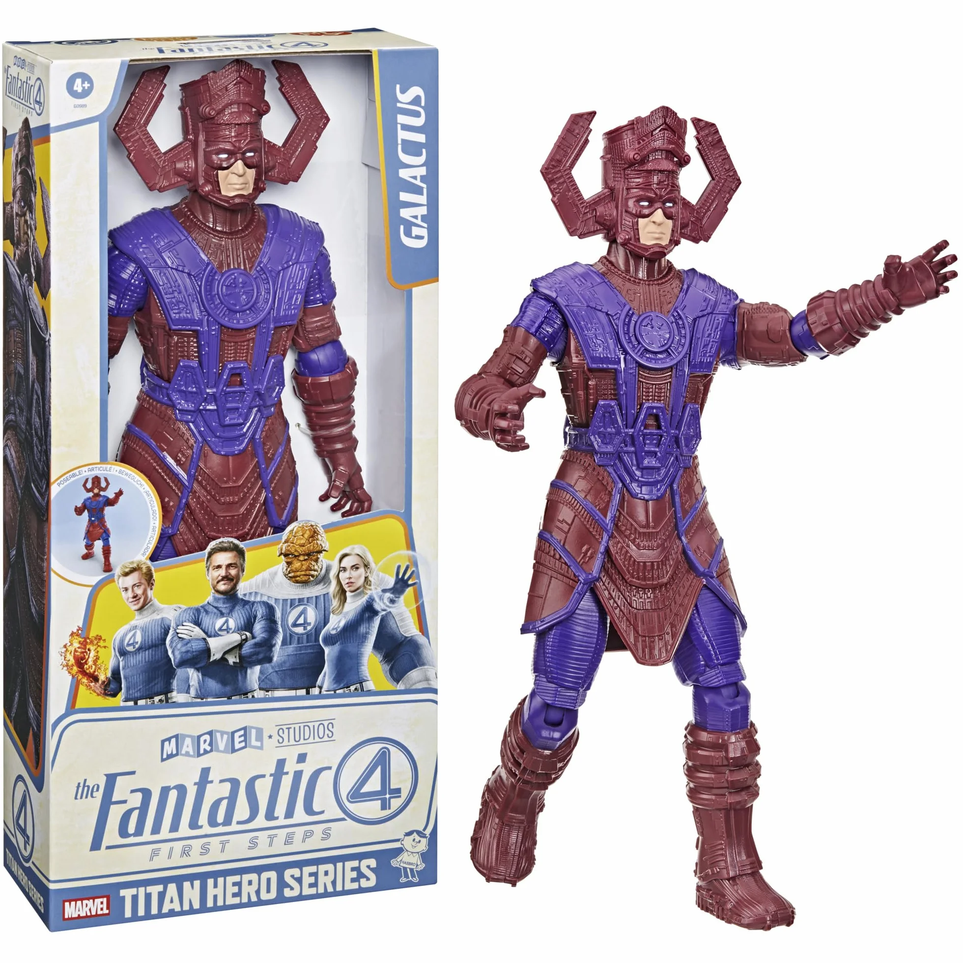 Marvel Studios Titan Hero Series Los 4 Fantásticos: Primeros Pasos Figura de acción Galactus