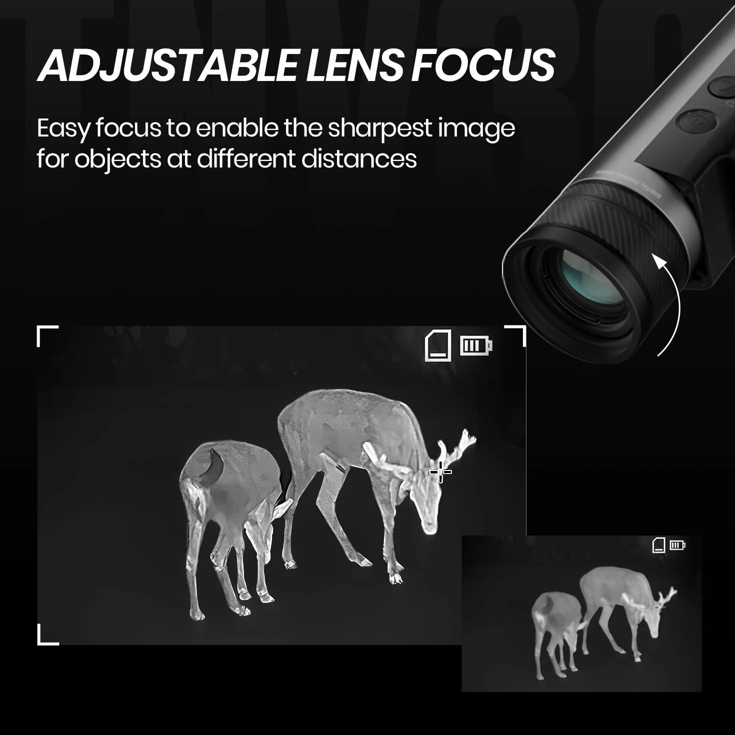 MiLESEEY TNV30 Cámara Termográfica, 384x288 (50 Hz) Monocular Térmico de Visión Nocturna, Pantalla OLED con Zoom Digital 8X para la Observación de Vida Silvestre, Caza y Actividades al Aire Libre