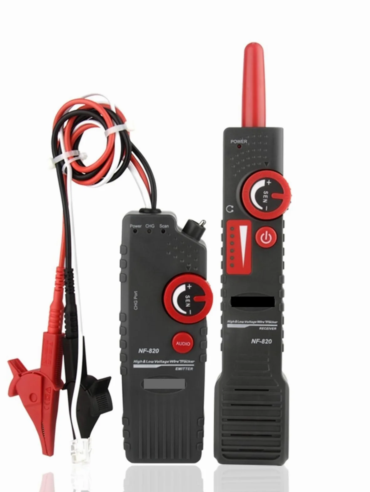 Comprobador de cables de red, Comprobador BNC RJ45 RJ11 NF-820, comprobador de cables alta y baja tensión, localizador subterráneos, rastreador antiinterferencias