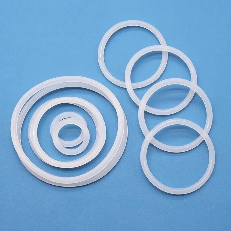 200 Uds VMQ junta tórica espesor CS 2/3/3.5/4mm anillos de sellado goma blanca OD 5-100mm para fontanería, reparación(OD 75mm,CS 3.5mm)