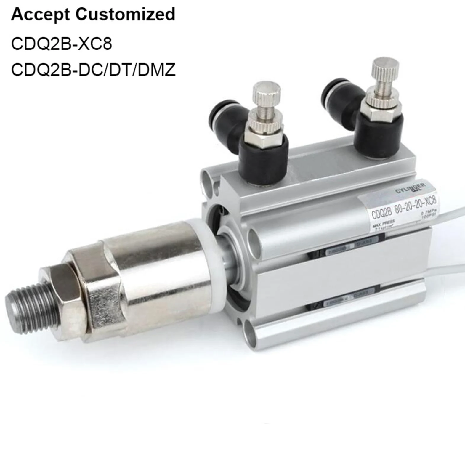 Cilindro neumático compacto de aire CDQ2B63-5 CDQ2B63-10 CDQ2B63-15 CDQ2B63-20 CDQ2B63-25 CDQ2B63-30 CDQ2B63-35 CDQ2B63-40 CDQ2B63-50 1 pieza(Stroke 40mm,CDQ2B63(With Magnet))
