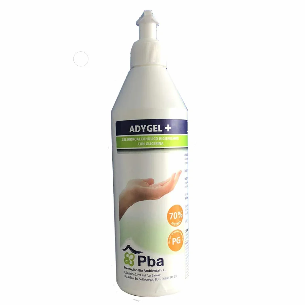 Pack 6 Botellas Adygel PLUS Gel hidroalcohólico 70% etanol 500 ml
