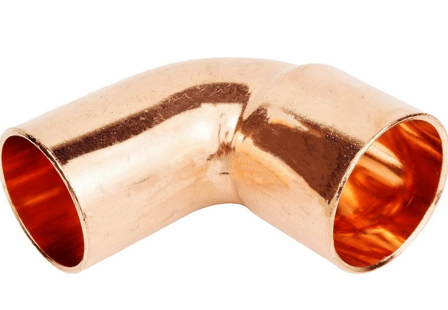 EZ-FLUID Fontanería de cobre de 1-1/2 pulgadas, codo de 90 grados, giro corto, accesorios de cobre a presión con FTG x conexión de tubería de cobre de soldadura de sudor para residencial, comercial.