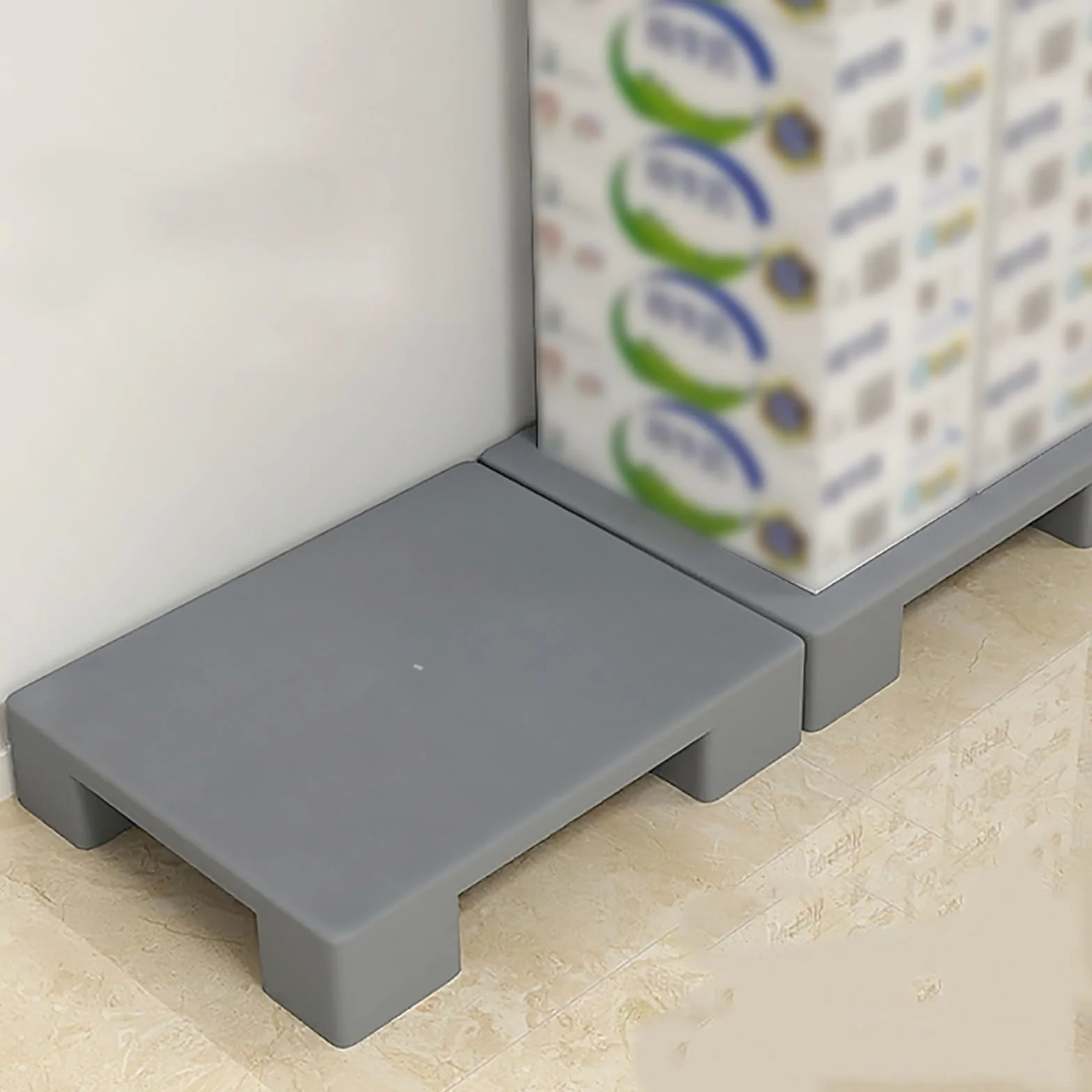 Palets Plastico para Almacenamiento en Sótanos Palet Plastico para Cocinas Supermercados Garajes Armarios Exteriores y Trasteros(Gray,60x50cm)