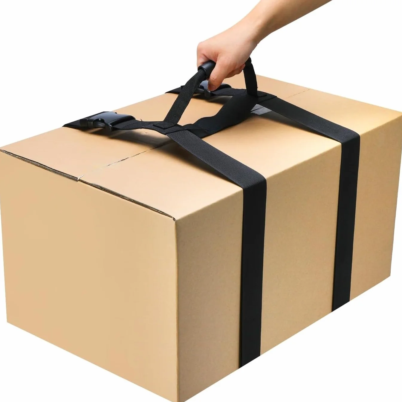 Correa de Transporte Ajustable con Hebilla para Llevar Cajas Equipaje Voluminosas y Pesadas