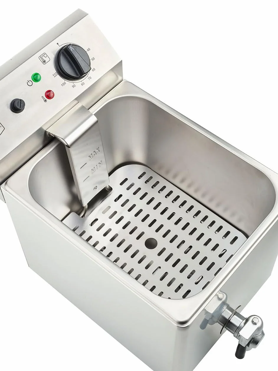 METRO Professional Cuiseur à Pâtes Électrique GNC1008, 47 x 55 x 38 cm, 4 Paniers, 3150 W, 8L, Argenté