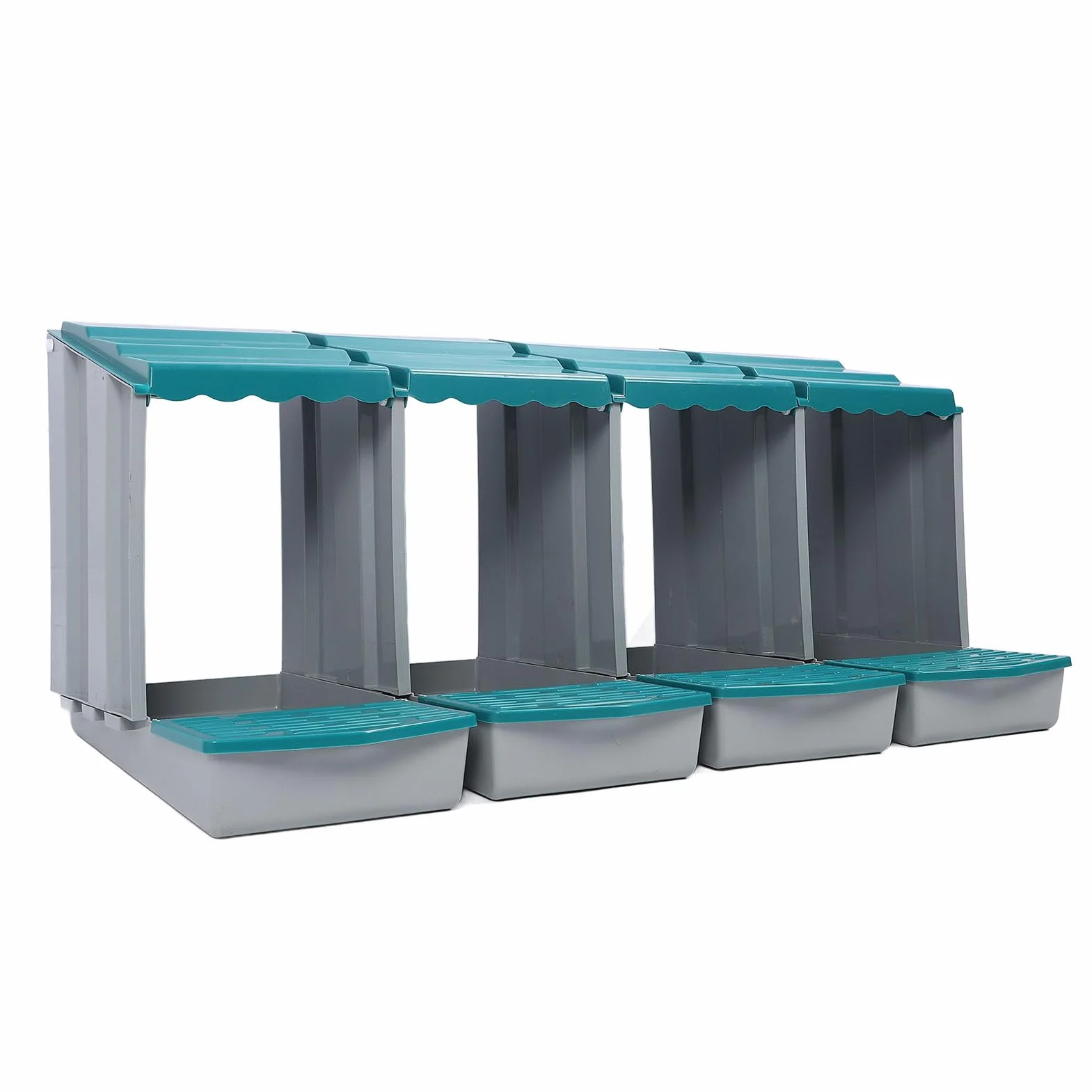 Qcwwy Caja Nido para Gallinas de 6 Orificios, Caja para Poner Huevos de Material PP con Percha Oscilante, Fácil Montaje, Diseño Extraíble para una Rápida Recolección de Huevos, Calidez