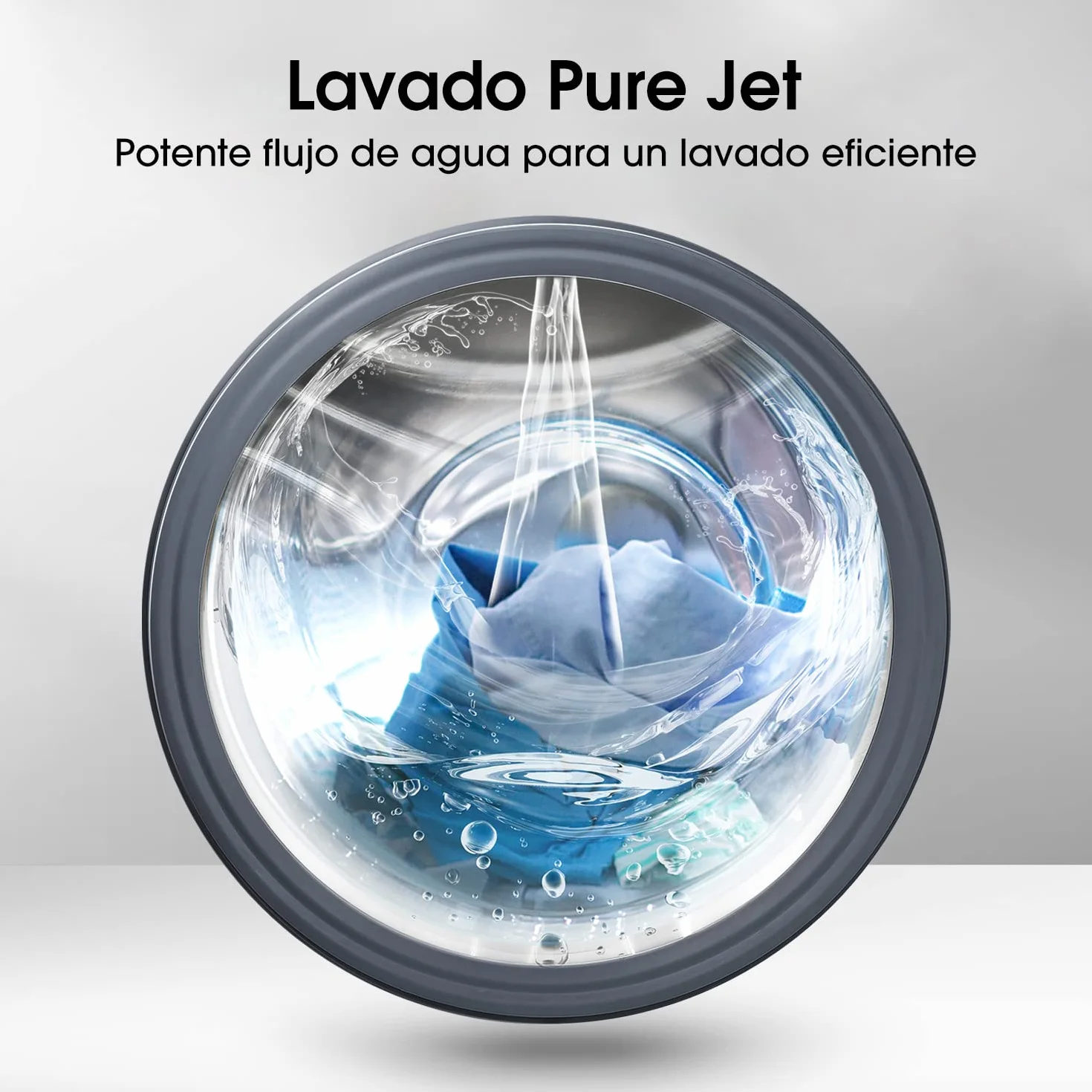 Hisense Lavadora Secadora 10KG 1400RPM Función Vapor JetWash Blanco