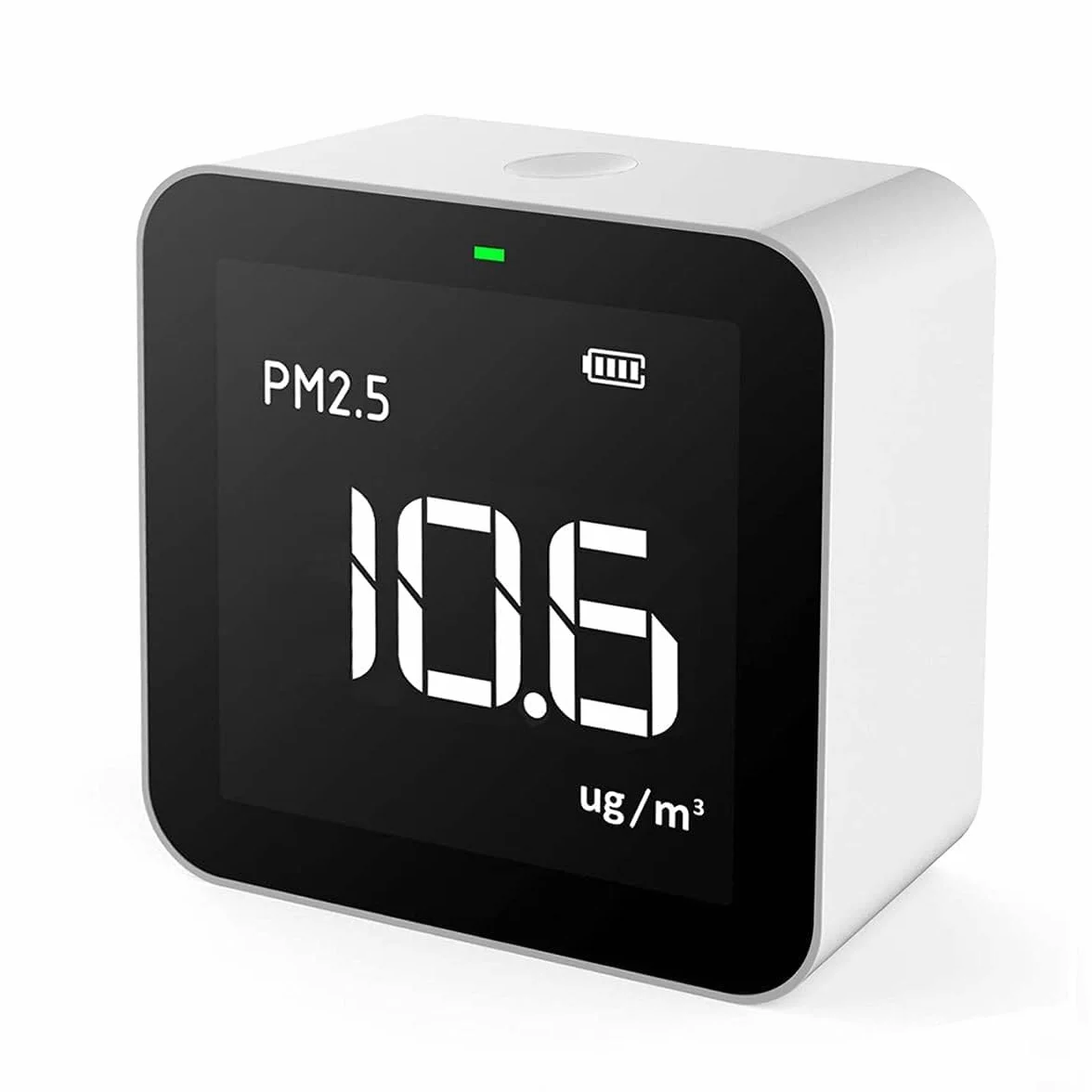 Temtop M10 Monitor Detector de Calidad del Aire para PM2.5/HCHO/TVOC/AQI, Monitor Portátil Inteligente, Batería Recargable