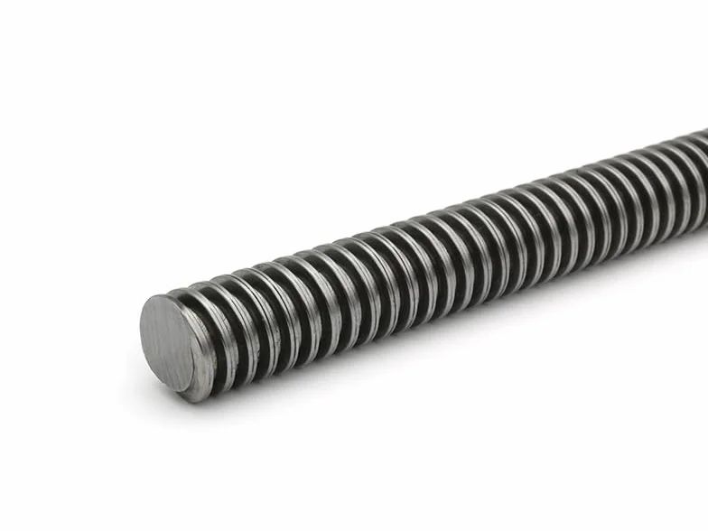 Husillo trapezoidal RPTS 40 x 7 derecho TR rosca corte 290 mm