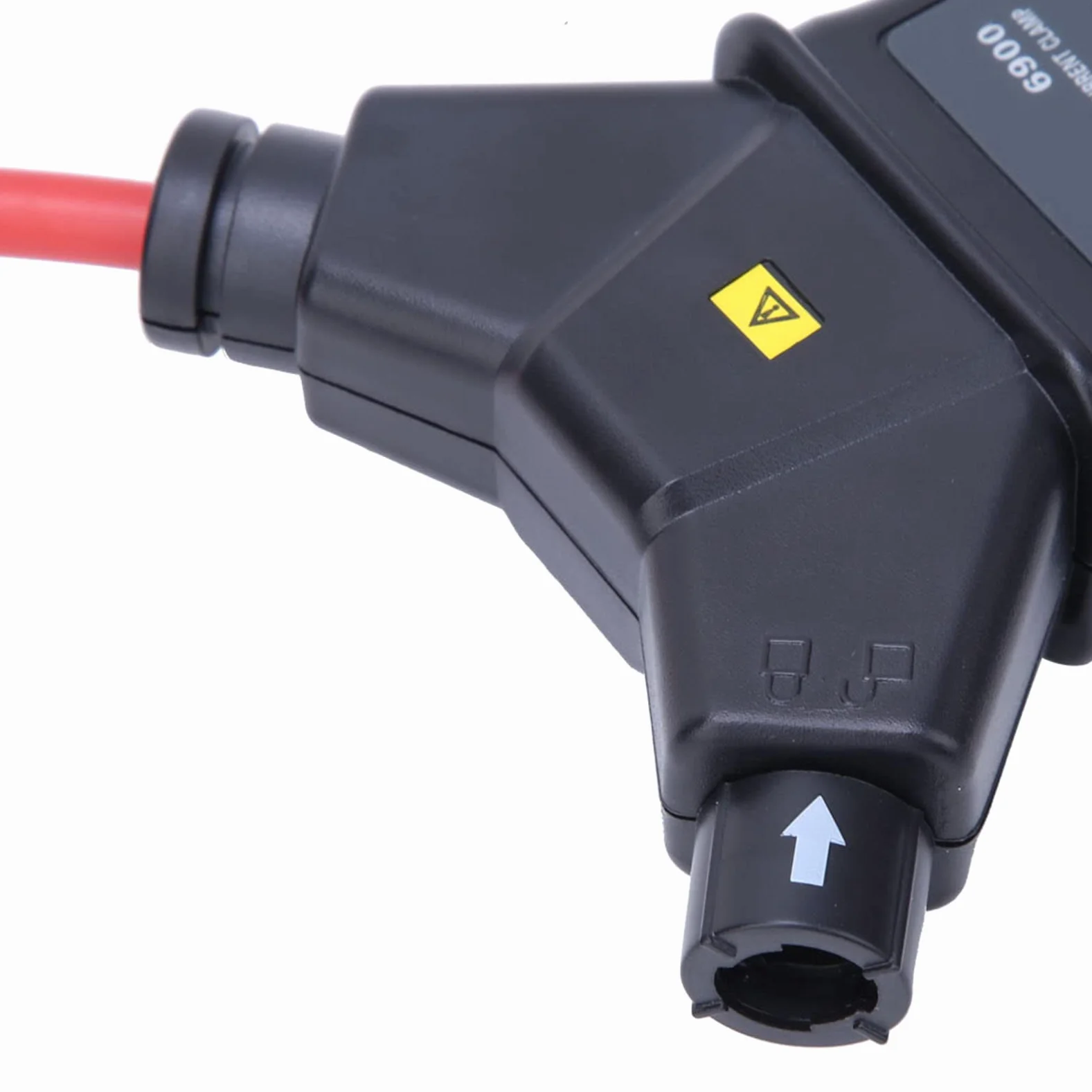 Alomejor Medidor de Abrazadera de Bobina Flexible Herramienta de Medición de Alta Corriente para Electricistas Diseño Duradero de 200 Mm de Diámetro