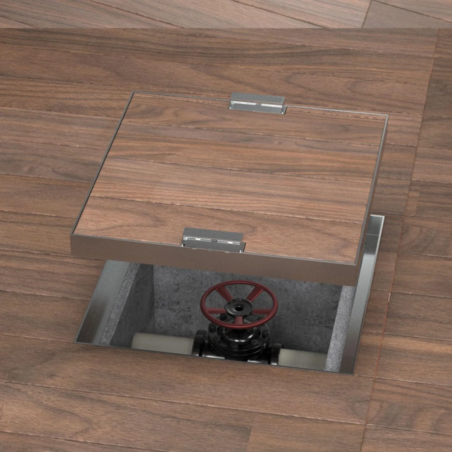 tapa de alcantarilla Tapas Invisibles Personalizables para Fosas Sépticas con Asas Retráctiles, Tapa y Marco de Arqueta Cuadrados Resistentes a la Carga, Tapa y base universales para fosas sépticas(30