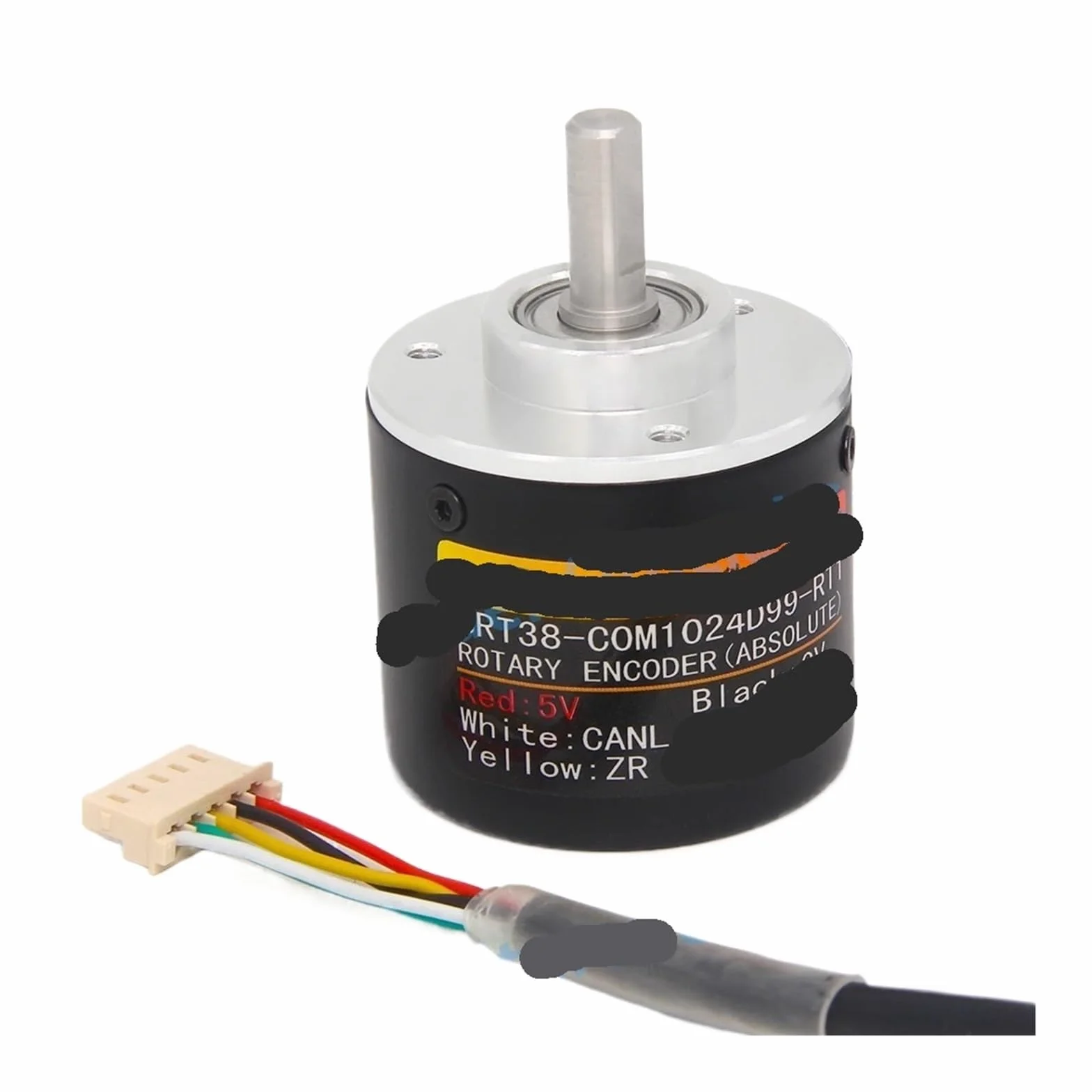 Encoder magnético rotativo multigiro absoluto Ssi Canopen Canbus Rs485 Rs232, medición de ángulo analógico, memoria de apagado