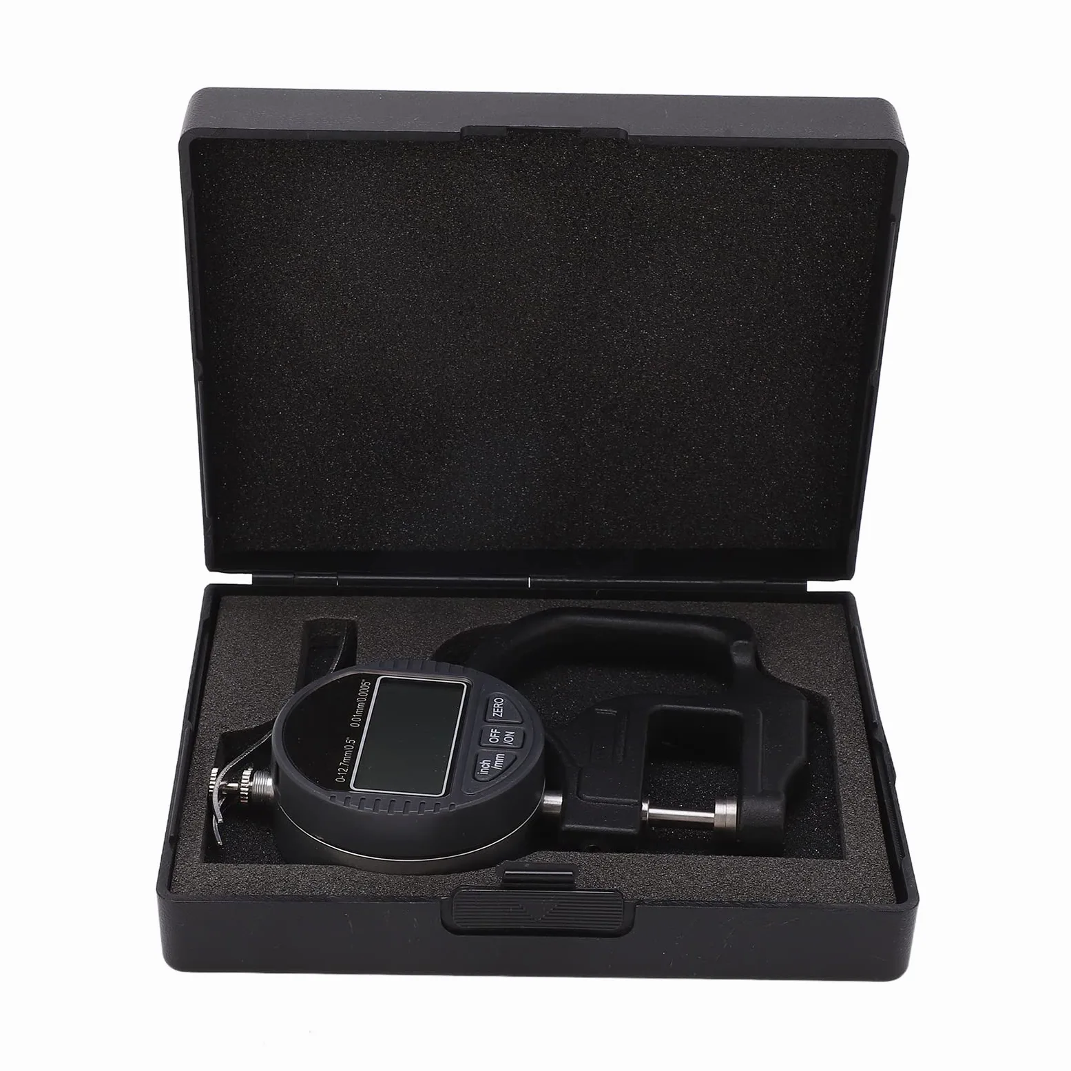 Medidor de Espesor con Pantalla Digital de 3 Piezas, Herramienta de Medición de Medidor de Espesor de Tela de Cuero de Papel, Rango de Medición de 0 a 12,7 Mm, Precisión de 0,01 Mm