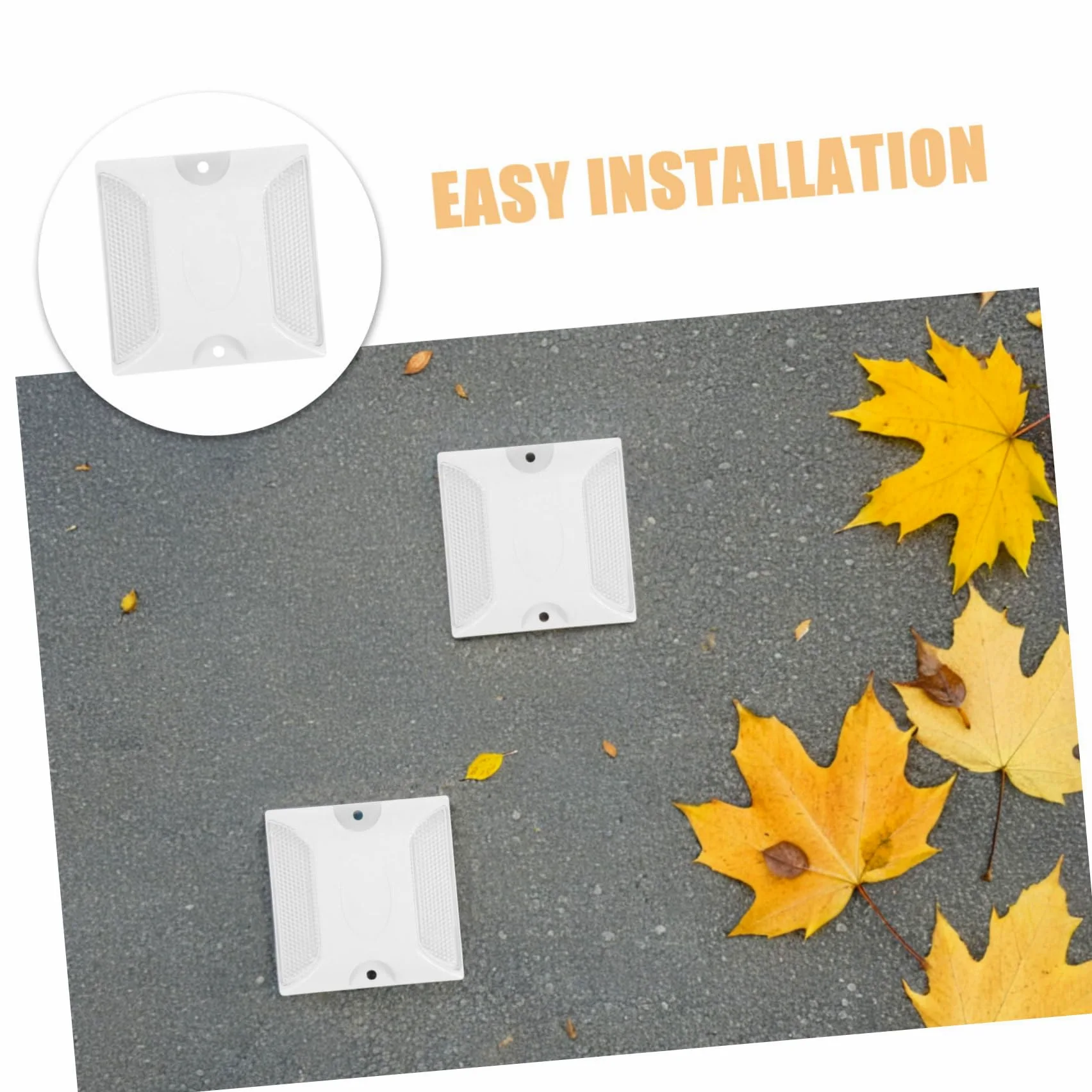 iplusmile 3 series Reflectores De Carretera Marcadores Reflectantes Para Garajes Marcadores De Entrada Reflectores De Alta Visibilidad Para Cruces 10 piezas x 3