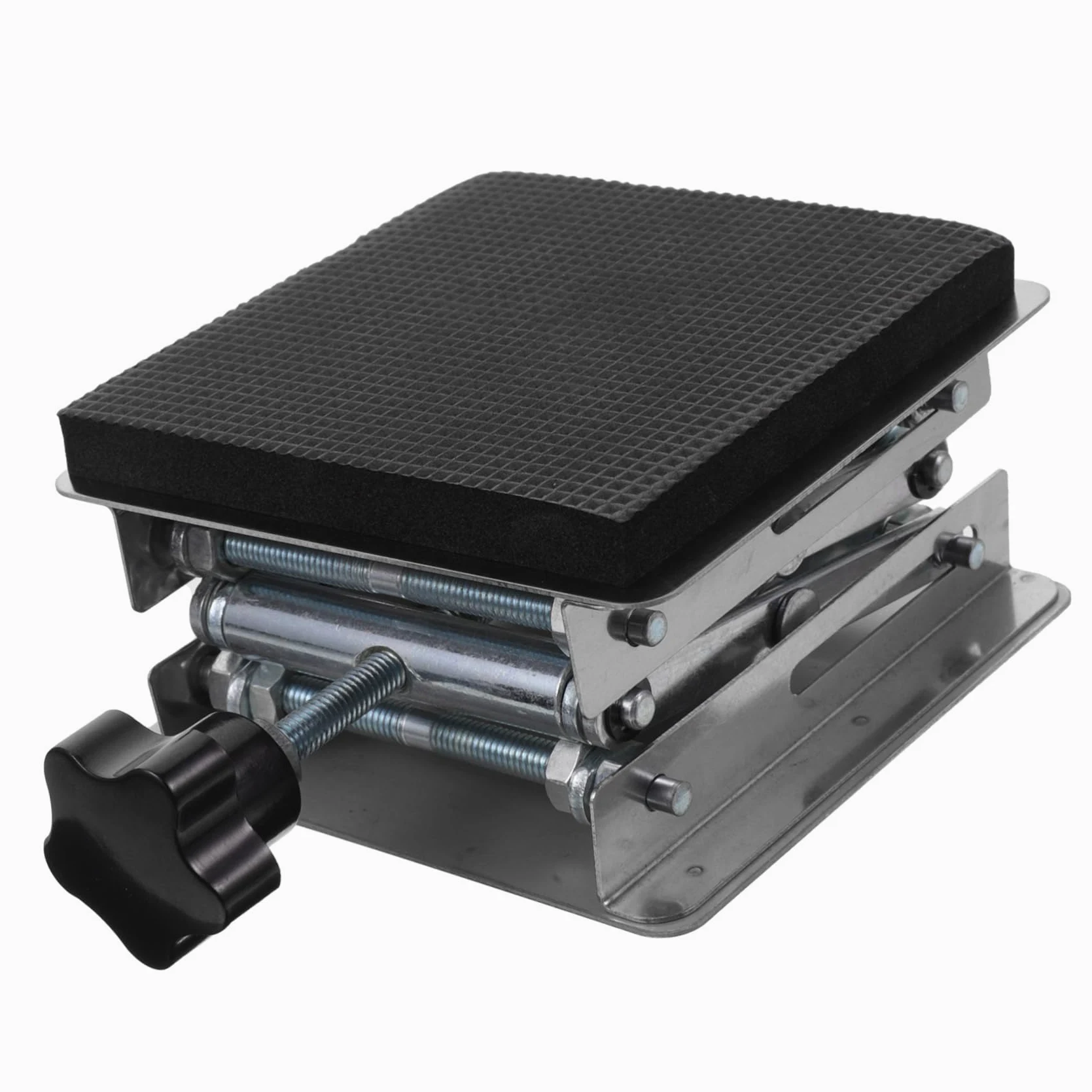 Cabilock 4 Piezas Soporte De Mesa Elevadora Soporte De Tijera Ajustable Acero Plataforma Elevadora De Soporte De Laboratorio Herramienta De Elevación De Altura Manual Aleación De Aluminio