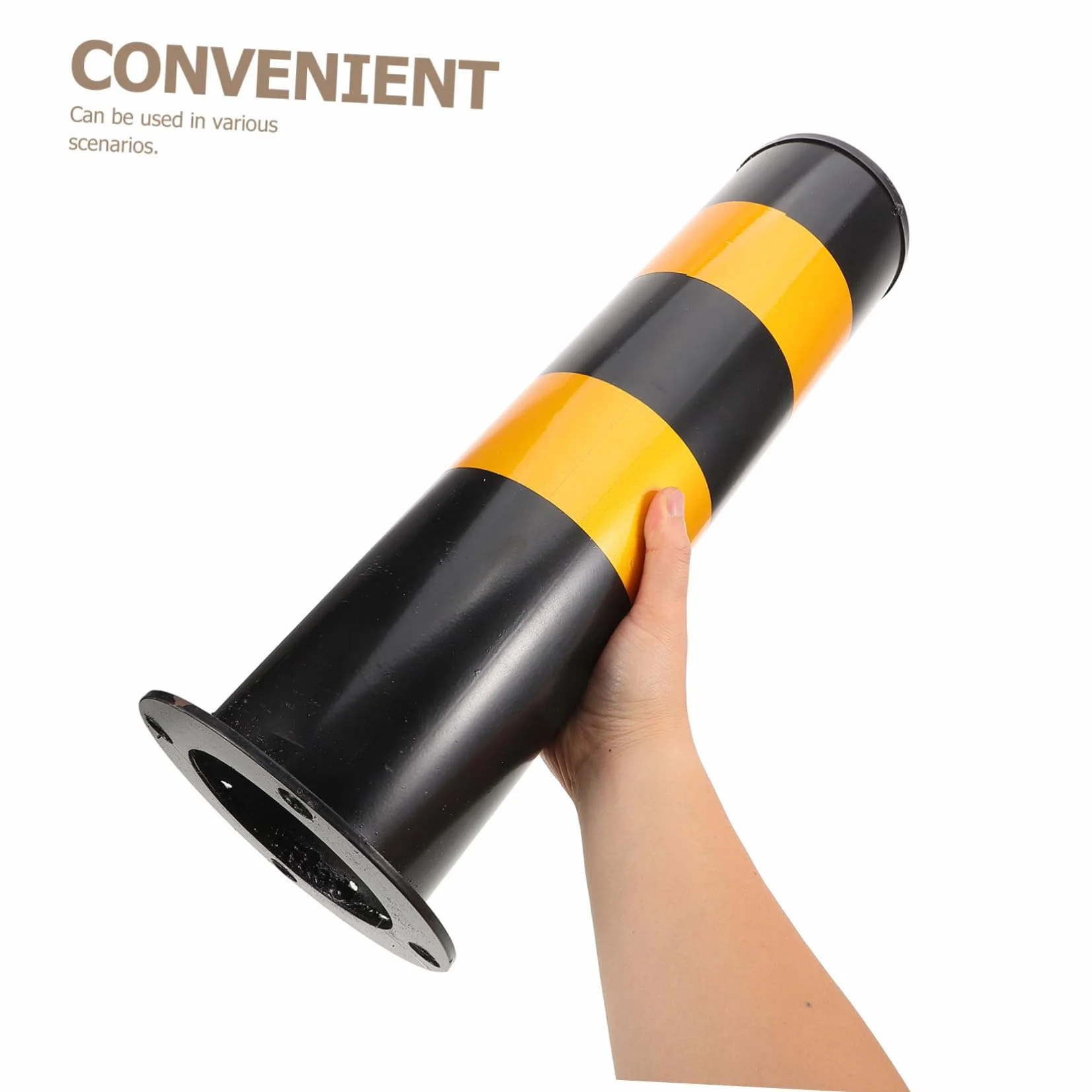 PRETYZOOM Columna de Advertencia Inoxidable Alta Poste de Seguridad para Aparcamiento