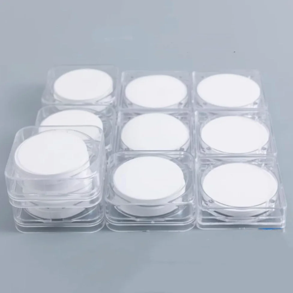 Membrana de filtro microporoso de fibra de vidrio hidrofílica (50 unidades) - Resistente a altas temperaturas, 99,97% de eficiencia de filtración(0.00045x25mm)