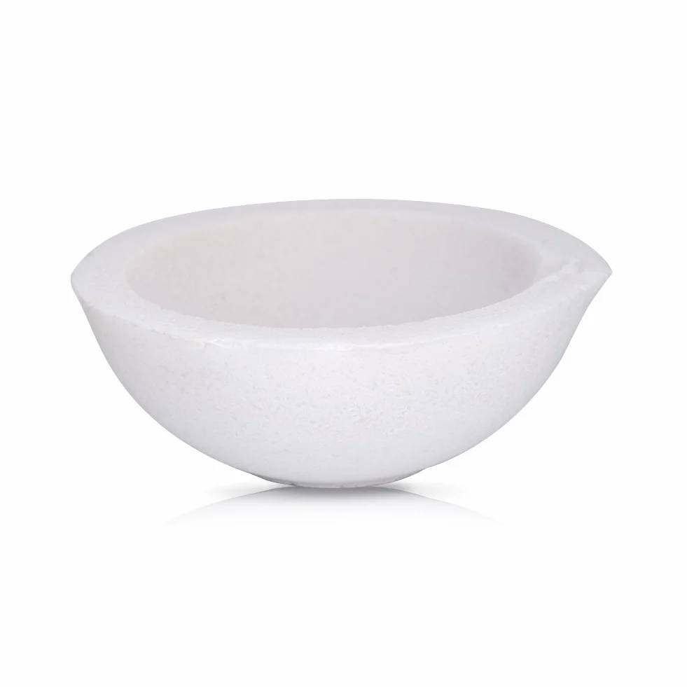Cuenco de crisol de cuarzo para fundir oro y plata YUYTE Olla de fusión Molde