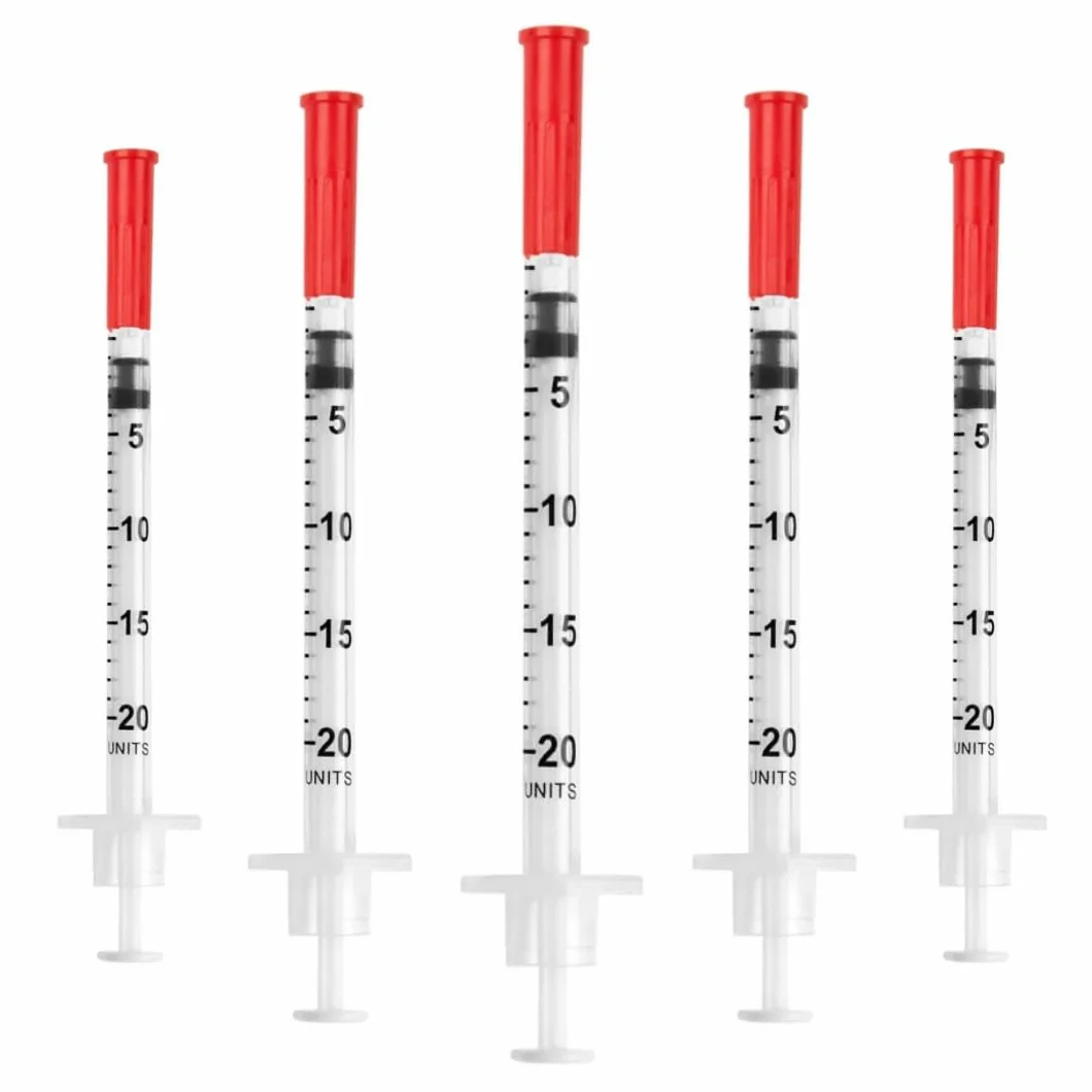 100 tubos de plástico U40 0,5 ml 29 g x 1/2 pulgadas para cuidado de mascotas herramientas de medición y dosificación