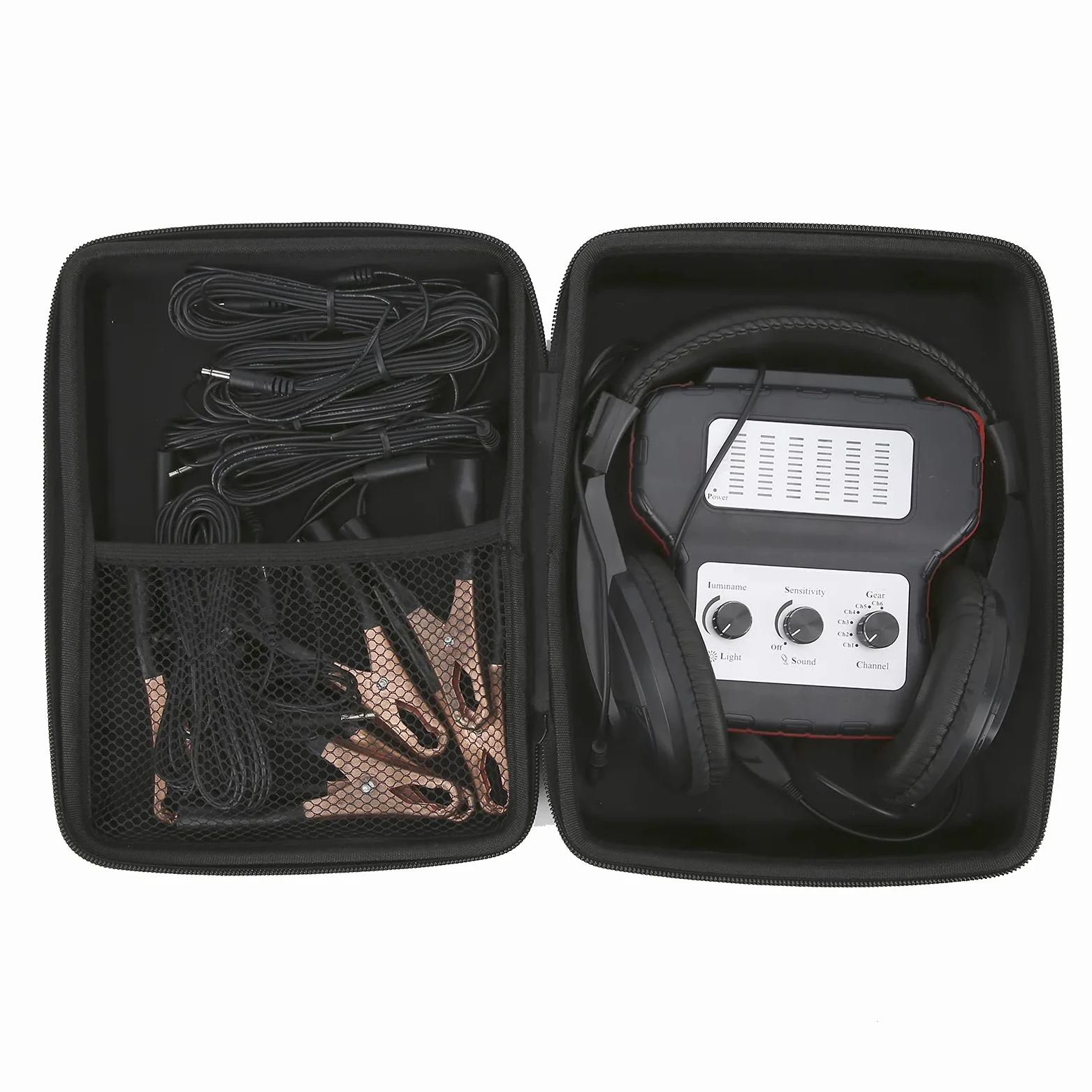 Probador De Ruido Automotriz, Multicanal 100Hz-10kHz Estetoscopio Electrónico De Coche De PVC ABS Confiable De Cobre Para Taller De Reparación