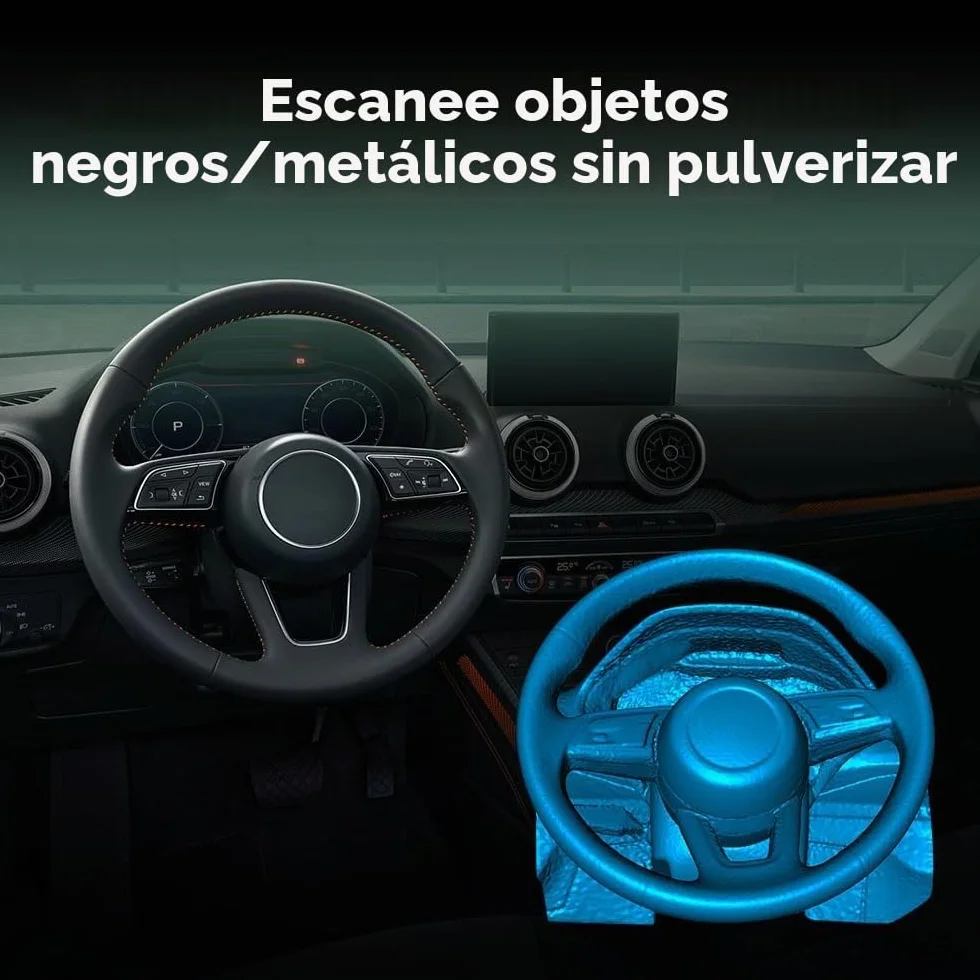 Creality Ferret SE Escáner 3D CR-Scan para impresión 3D Upgrade Handscanner 30 FPS Velocidad de escaneo 0.1 mm Precisión ASIC Chipset Dual Mode Full Color para PC Win 10/11