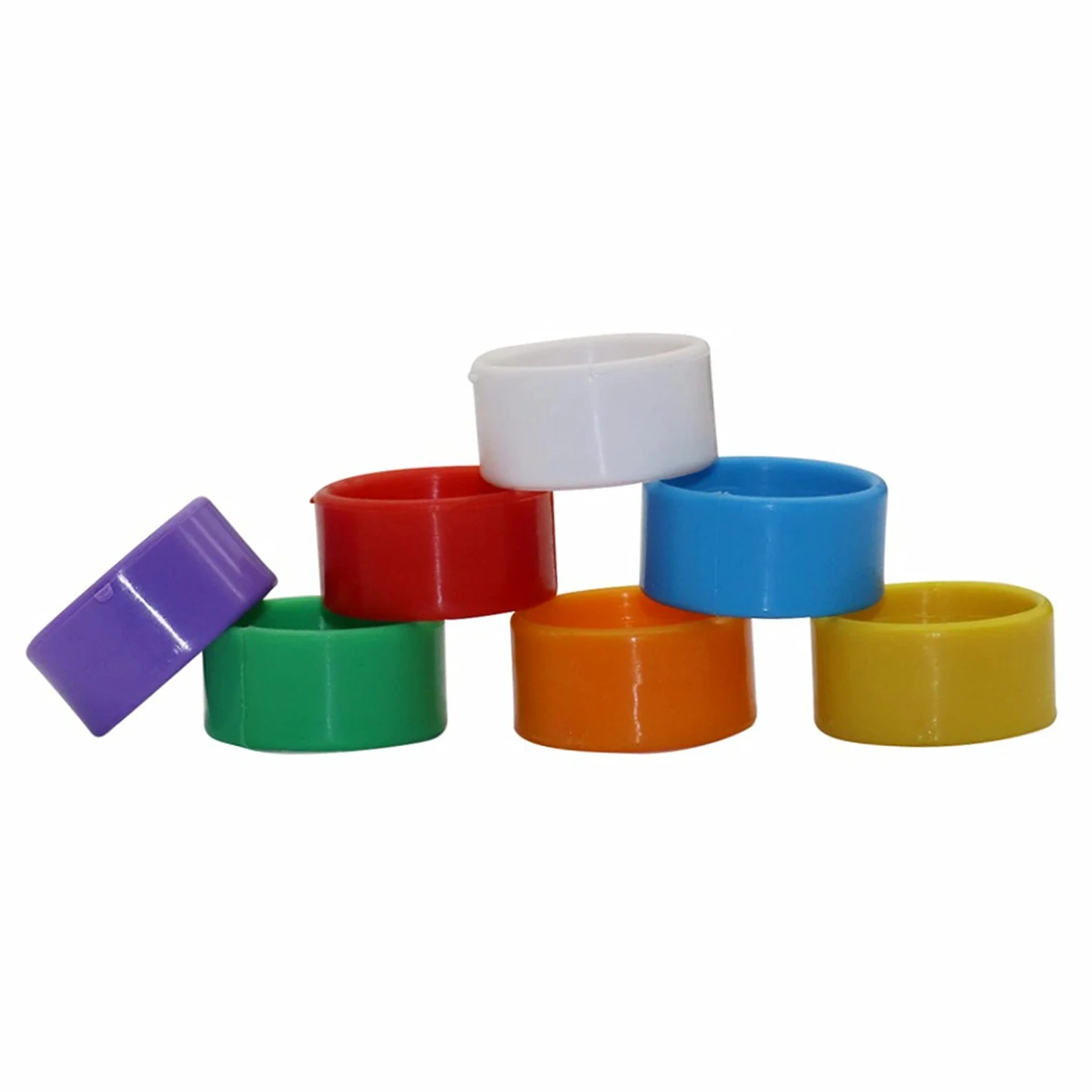 Anilla para patas， 1000 piezas de anillos for patas de pollo de 1,6/1,8/2,0 cm for identificación de aves de corral(Red,1.6 cm)