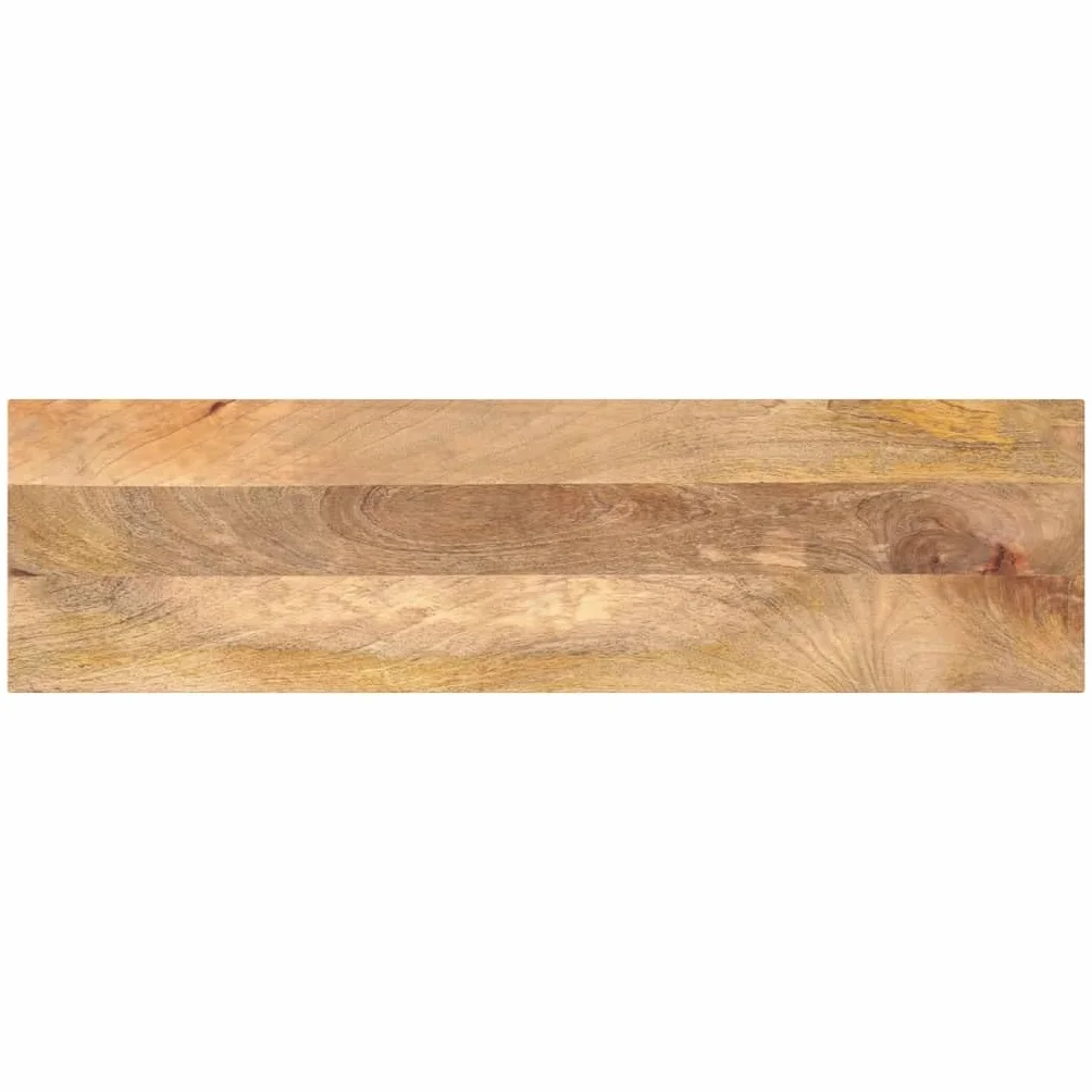 Genérico Tablero de Mesa Rectangular Madera Maciza Mango 100x30x3,8 cm,Mobiliario,Accesorios para mesas,Tableros para mesas,Marrón,8.26 kg,371503