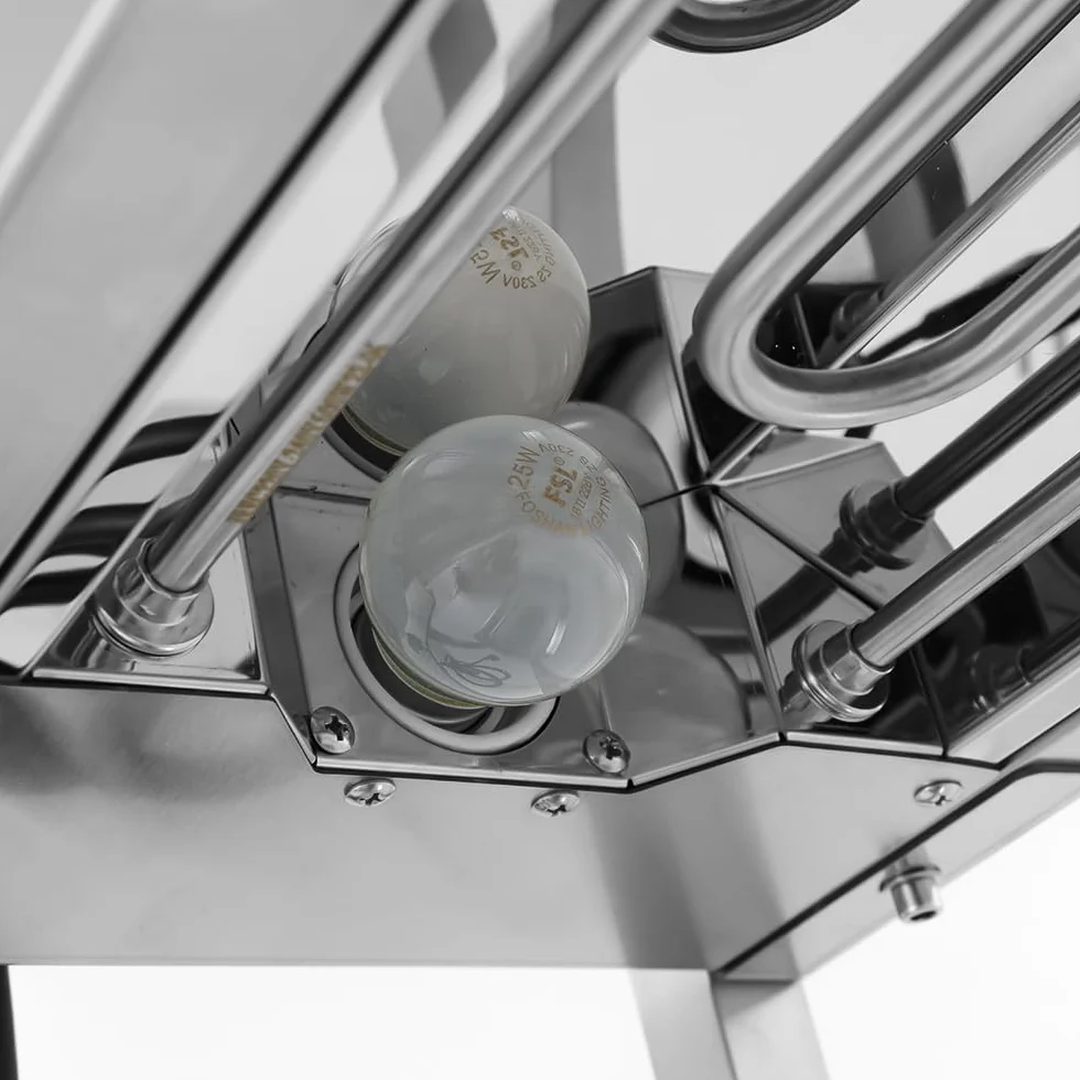 MBH - Calentador eléctrico de Patatas Fritas 600 W INOX Profesional para hostelería. Mantendor de fritos Industrial para Bar y Restaurante.