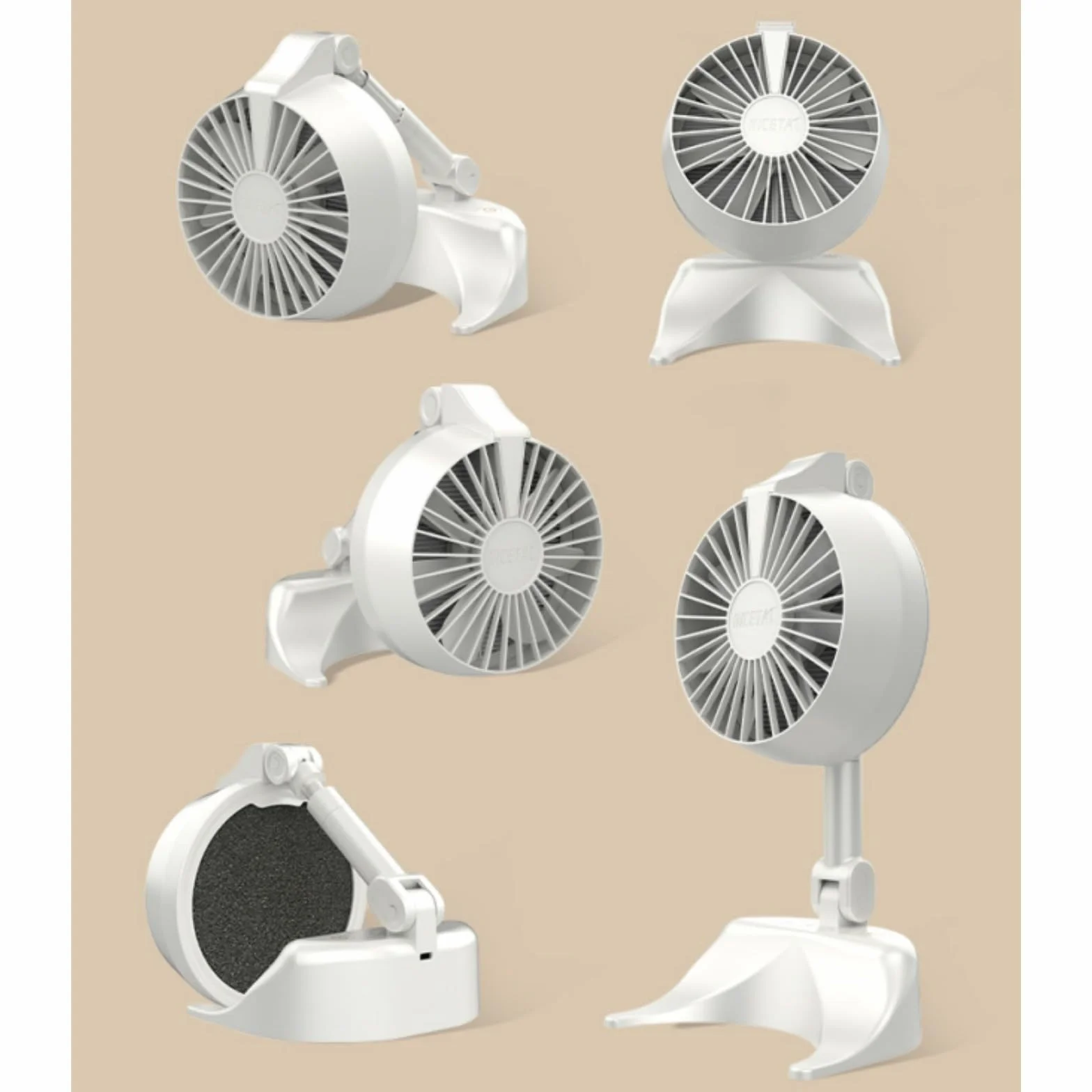 Campana extractora de cocina portátil 4000 mAh, filtro de aire plegable, eliminación de humo