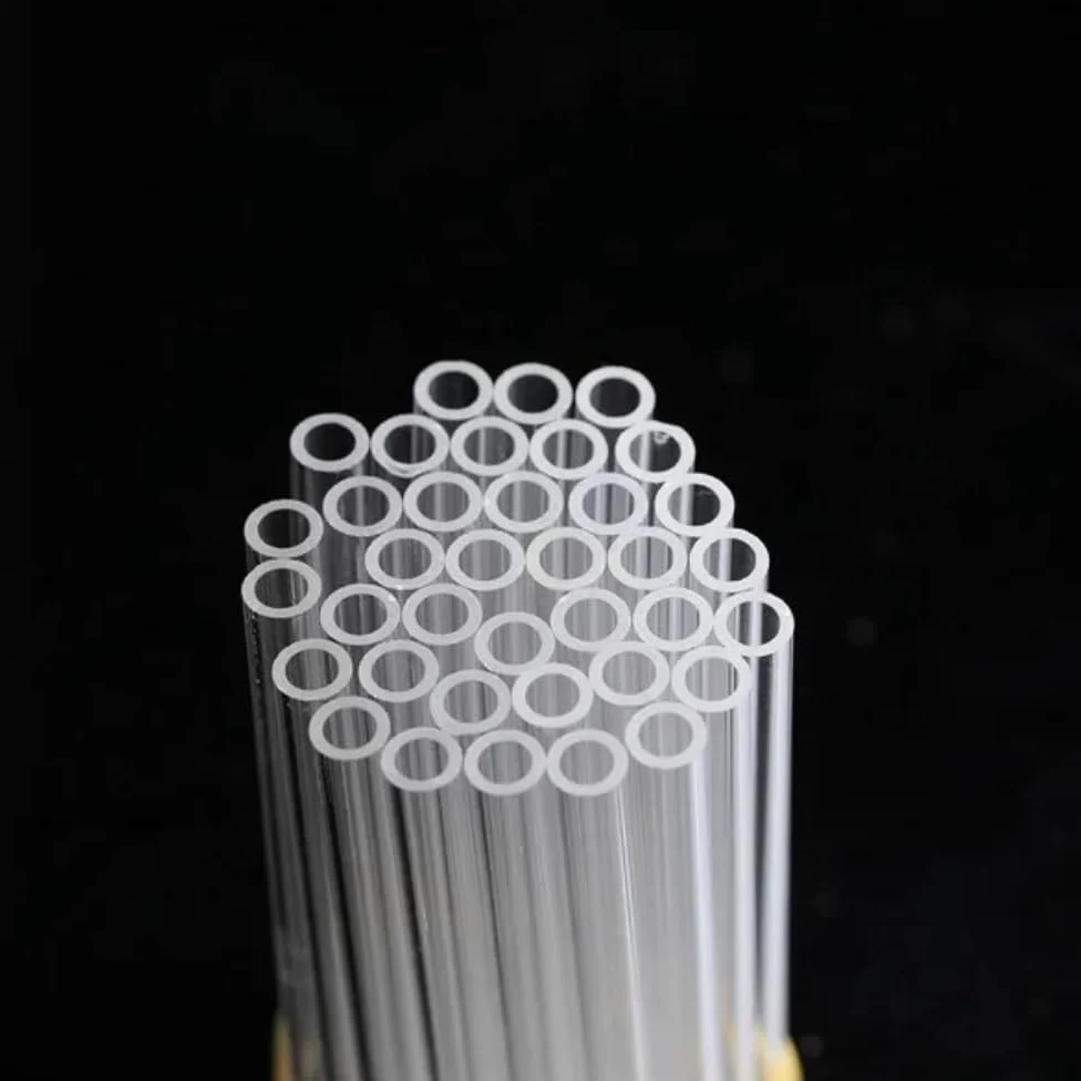 1Ud Tubo Vidrio Cuarzo Resistente Temp 3Mm/4Mm Para Laboratorio E Industria | Tubo de vidrio transparente(50mmx4mmx500mm)