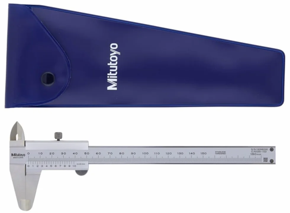 Mitutoyo Calibre Vernier 0-150 mm 1,9 mm Profundidad Bar