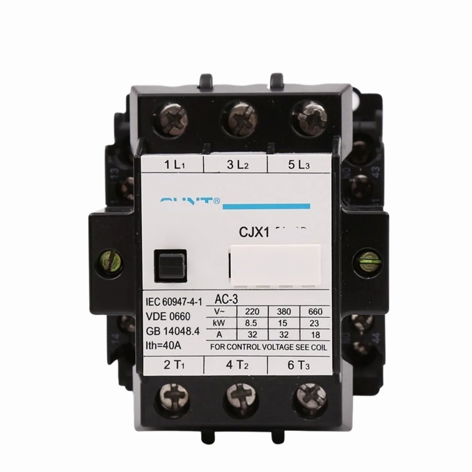Contactor de CA CJX1-32/22 24V/36V/110V/220V/380V contactor trifásico(24V)