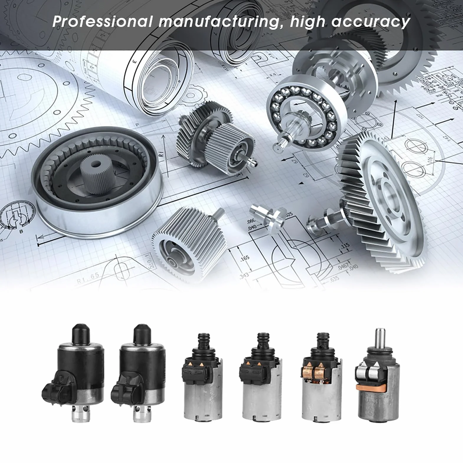Juego De Solenoides, Juego De Solenoides De Transmisión 722.6 De 6 Piezas Para Transmisión Automática