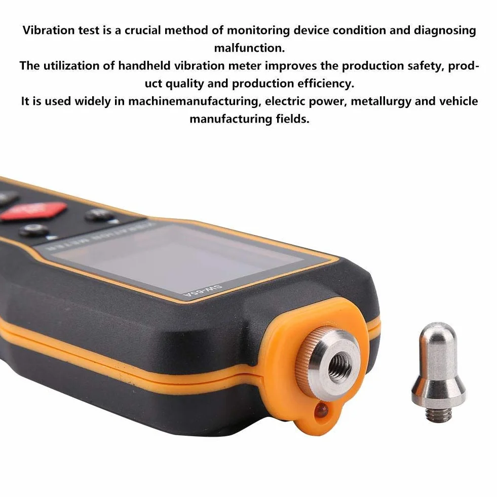 Walfront SW-65A Medidor de Vibración Digital, Medidor de Vibración, Analizador de Vibrometro