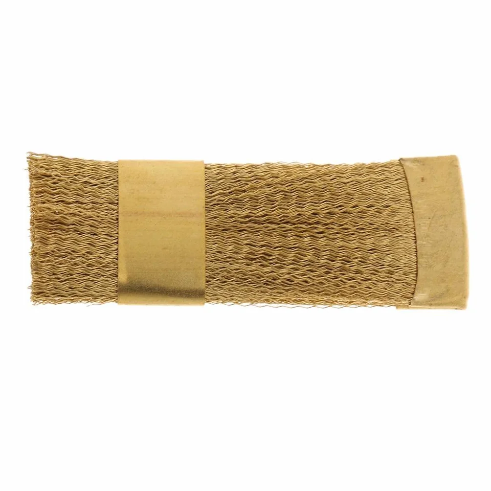 Cepillo Plano de Cobre Latón para Limpiar Fresas