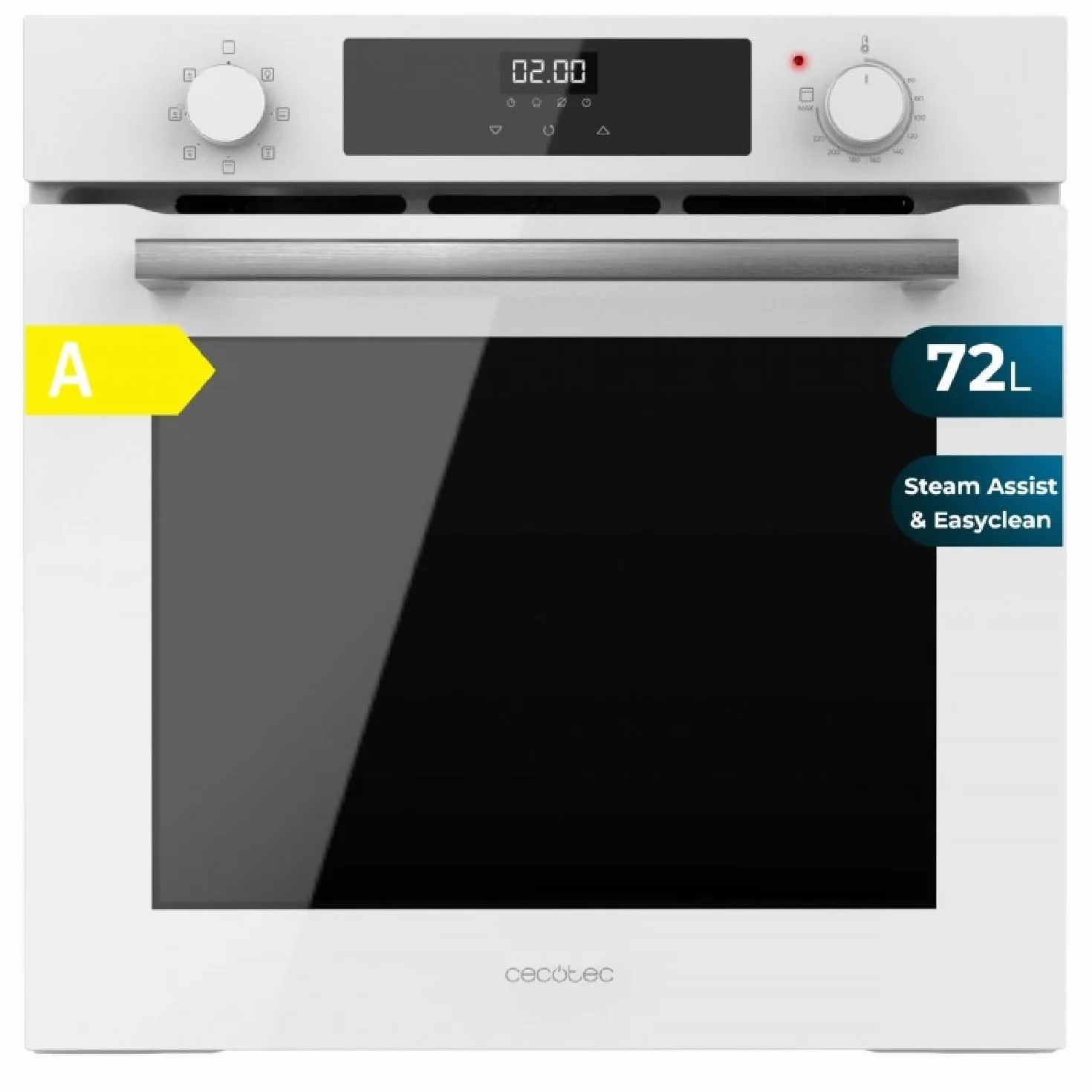 Cecotec Horno Multifunción Integrable 60cm Bolero Hexa M226000 2800W 72L 7 Funciones Grill Convección