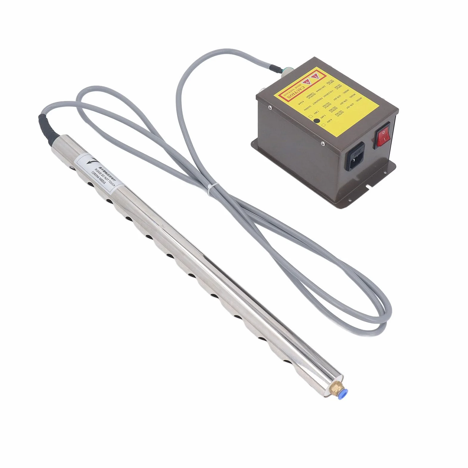 Barra de Aire Ionizante para Eliminación de Estática, Eliminador de Estática de Barra Ionizadora Antiestática de Potencia de Salida de 5,6 KV para Industrias (300 mm)