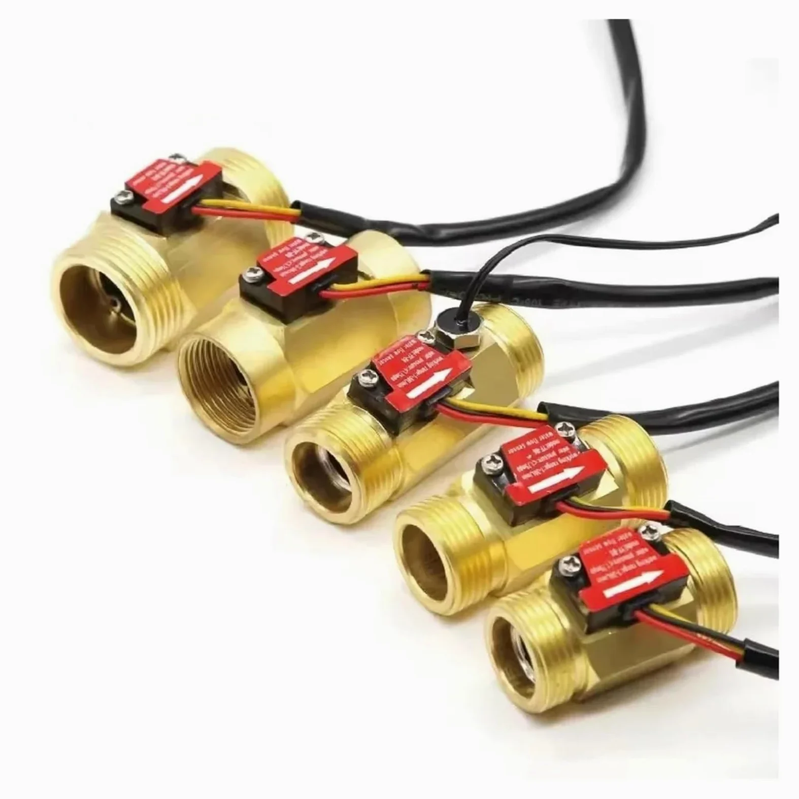 Medidor de flujo de turbina Hall, Sensor de Flujo de Agua, pulso electromagnético, 1 ud. | Monitoreo preciso del tráfico(B9)