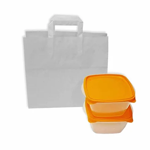 Bolsas de Papel Take Away 32+17 x 29cm 300 szt.