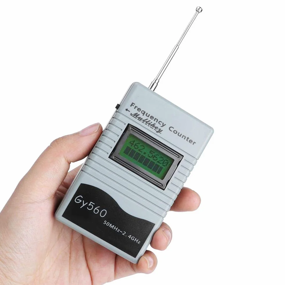 EBTOOLS GY560 Medidor de frecuencia de radio 50Mhz a 2.4Ghz Contador portátil
