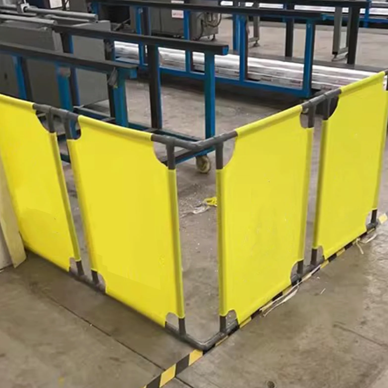 Puerta de barrera de plástico expandible para control de multitudes, solución temporal de bloqueo de carreteras para centros comerciales, escuelas y entradas
