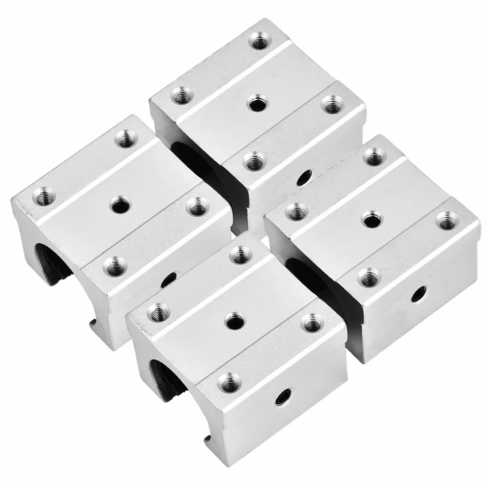 Dioche SBR16UU 16mm Bloque Deslizamiento Lineal Aluminio CNC
