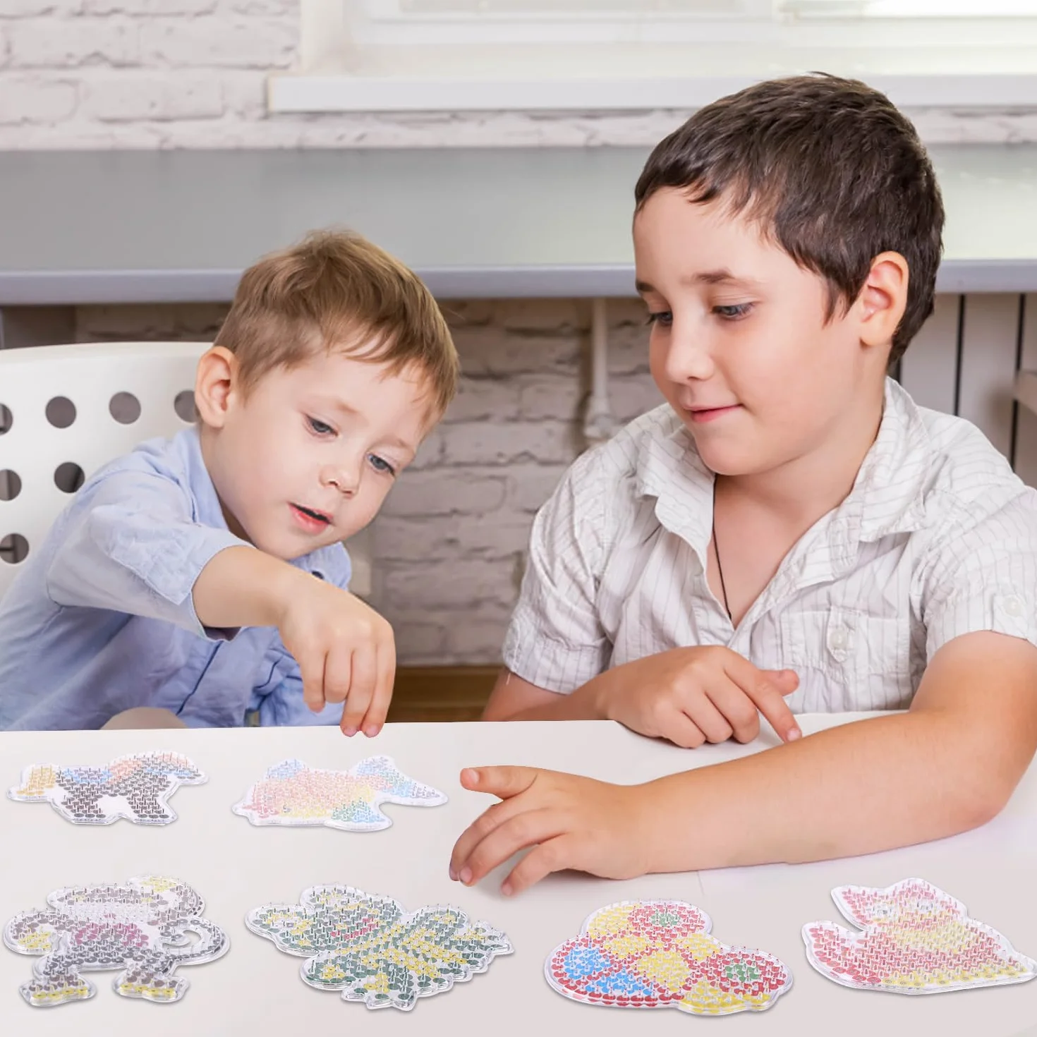 Beads Plantilla 15 Piezas Animal Perlas para Planchar Placas de Cuentas Tablas Juego Creativo Set