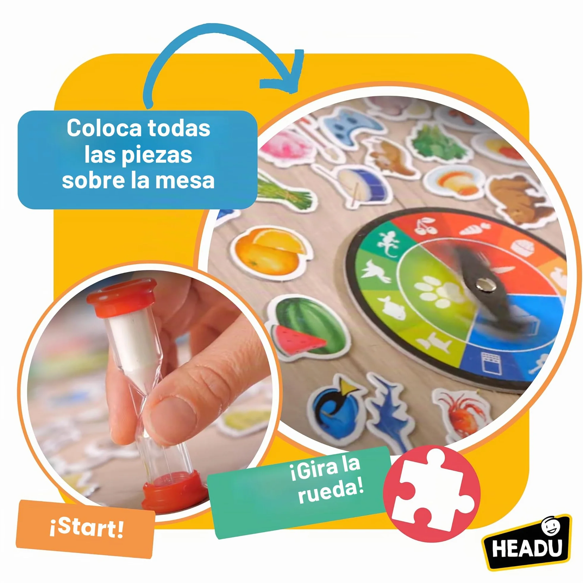 Headu Observaction Juego de Mesa Niños 5+ Años 216 Piezas Educativo 1 Jugador