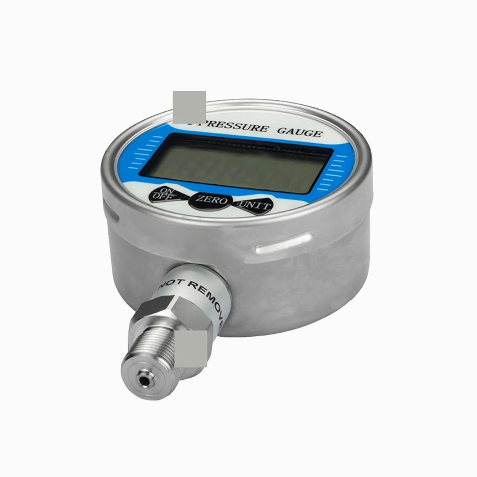 Medidor de Presión Manómetro digital de barra inalámbrica Mpa Psi, manómetro presión agua, combustible líquido, aire, 100Mpa, baja(80mm dial diameter,0-10Mpa)