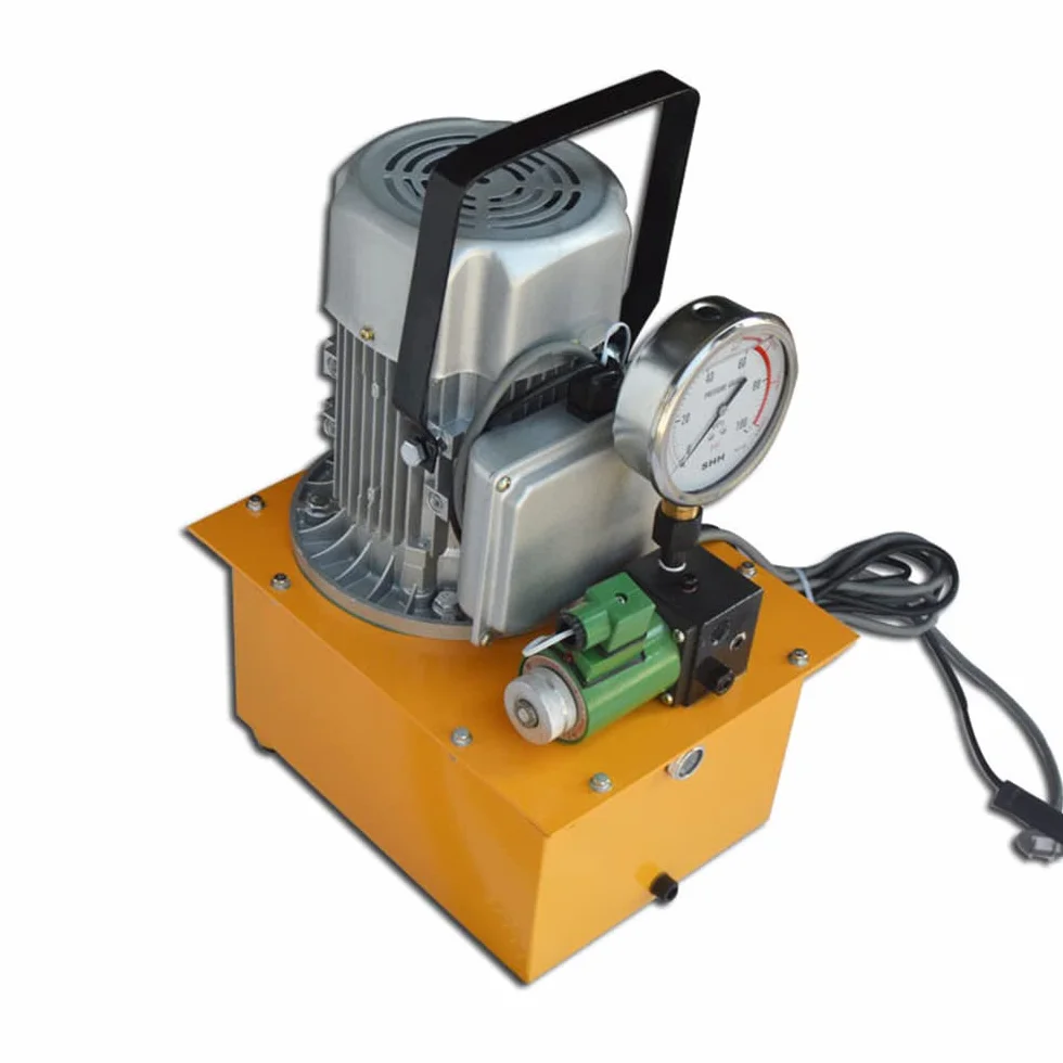 Bomba hidráulica eléctrica bomba hidráulica de aire eléctrica de acción simple 750W,Presión hidráulica de salida 725-10000 PSI, para la industria y la construcción,Velocidad 1400 RPM