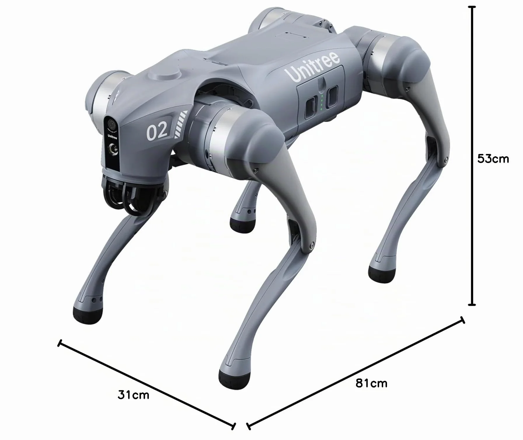Unitree Go2 Robot Perro Cuadrúpedo Robótico con IA Integrada (Go2 Pro)