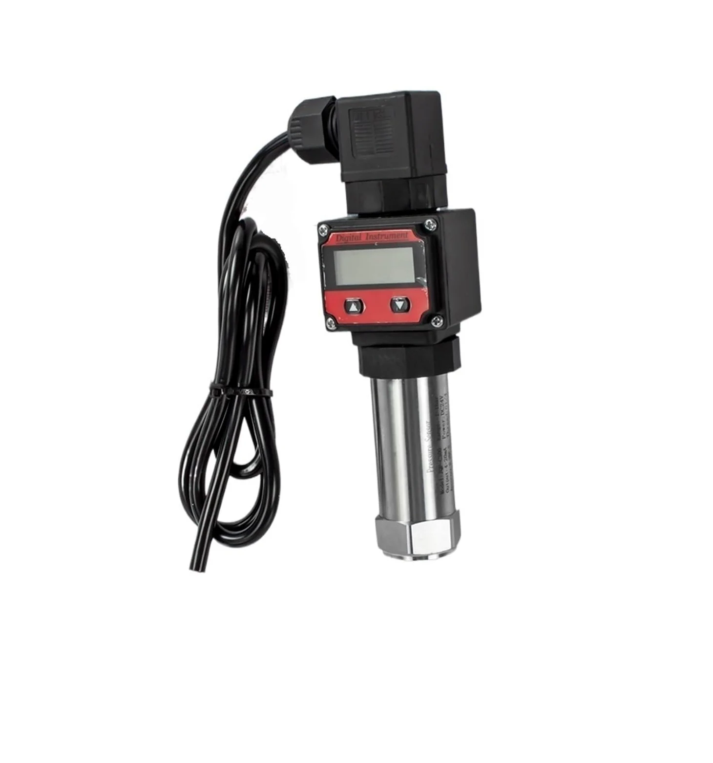 Transmisor de presión LCD de alta precisión - Sensor de presión de agua NPT1/8 - Salida de 0-10 V - Medición de presión digital(0-0.1bar 0-20mA)