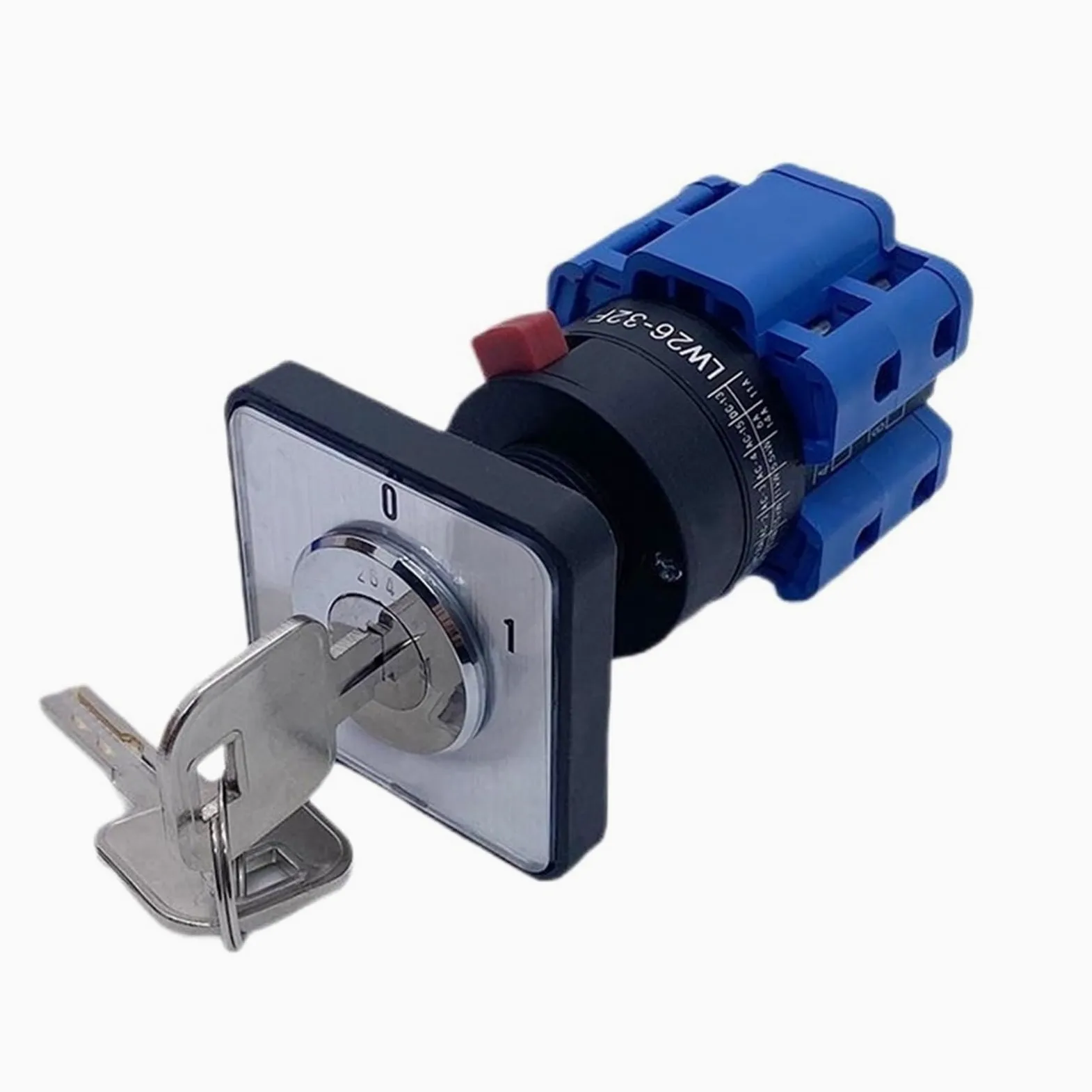 Interruptor Giratorio de Leva Universal LW26-32F con Llave de Bloqueo de Encendido y Apagado, trifásico, 32 A, 380 V